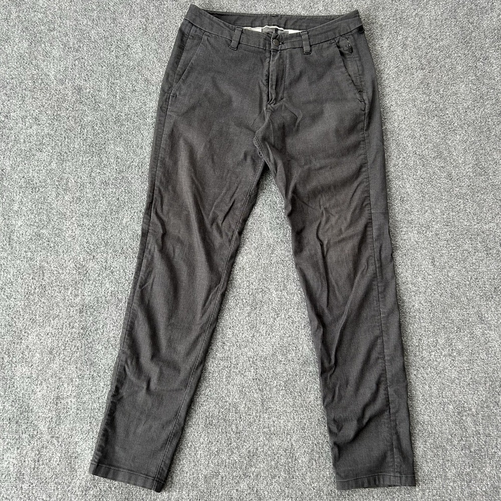 Lululemon Pants Men 32 X 31 Lulu Grey ABC Slim Fit Warpstreme‎ Athleisure P1